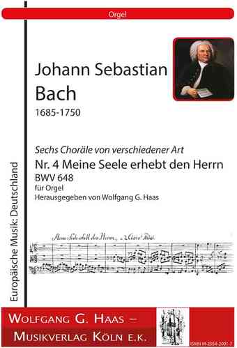 Bach,Johann Sebastian 1685-1750; Sechs Choräle von verschiedener Art (für Orgel)