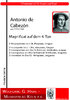 Cabezón, Antonio 1510-1566  -Magnificat En el cuarto tono 3 trompetas  bemol, timbales, órgano