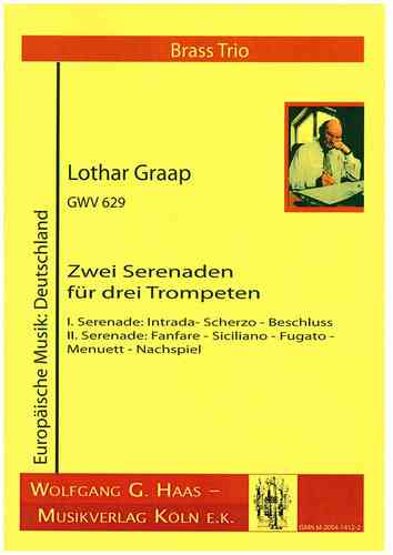 Graap, Lothar nacido en 1933 -Dos Serenatas para 3 trompetas GWV629