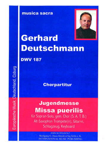 Deutschmann,Gerhard *1933 -Missa puerilis: Jugendmesse, Choir score