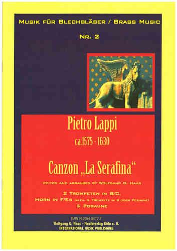 Lappi, Pietro;. Canzon Canzon "La Serafina" Brass Ensemble