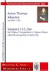 Albertini, Thomae 1671-1737 Sonata à 10 en ut majeur pour quatre (naturel) trompettes, timbales, réd
