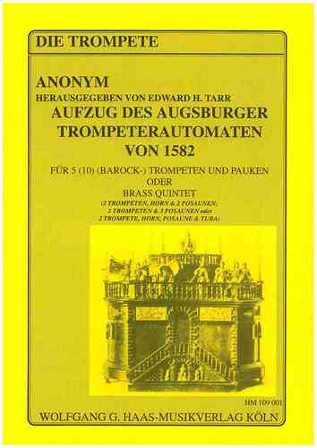 Anonyme, Augsbourg, vers 1582 -Aufzug le Augsbourg boîtes à musique automates (1582)
