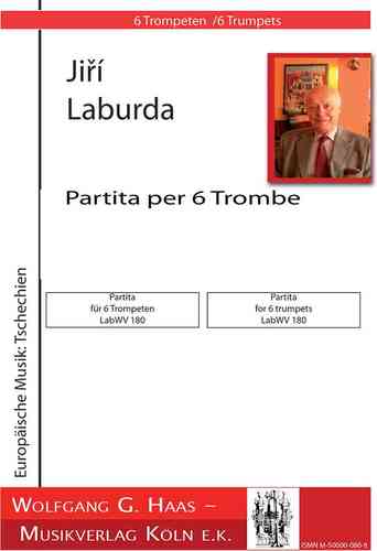 Laburda,Jiří 1931  -PARTITA PER 6 TROMBE 6 trompettes ou clarinettes LabWV180