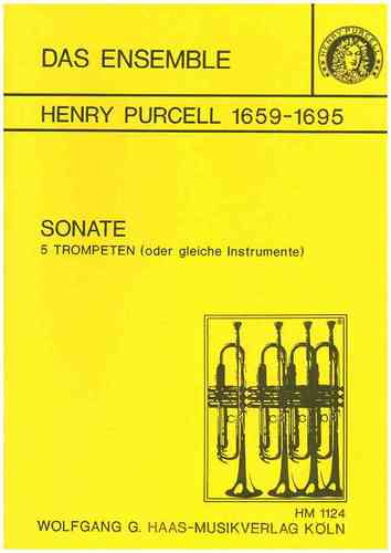 Purcell,Henry 1659-1695  -Sonate (Konzert) für 5 Trompeten