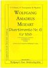 Mozart, Wolfgang Amadeus 1756-1791;  Divertimento Nr. 6, KV188