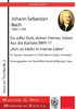 Bach,Johann Sebastian 1685-1750, de la cantate BWV77,5 „Du sollst Gott, deinen Herrn, lieben“