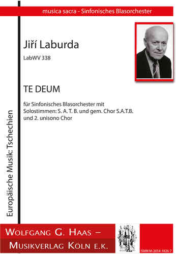 Laburda,Jiří *1931; Te  Deum LabWV338, Coro Mixto ed Orchestra, Studienpartitur