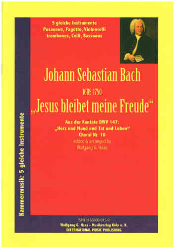 Bach,J.S.; aus der Kantate BWV 147,10 "Jesus bleibet meine Freude" (5 Posaunen)