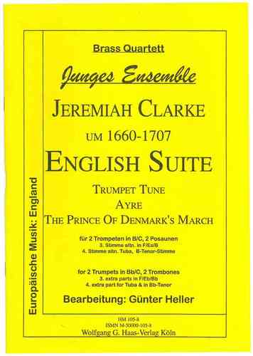 Clarke, Jeremiah; Suite de Inglés en si bemol mayor para cuarteto de latón