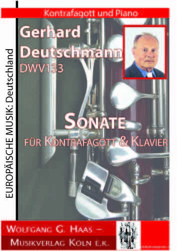 Deutschmann,G.;Sonate für Kontrafagott & Klavier : DWV 133