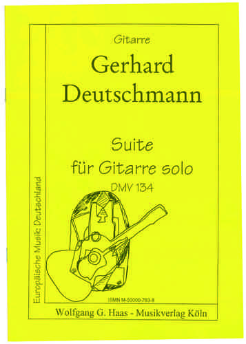 Deutschmann, Gerhard * 1933 Suite per assolo di chitarra DWV134