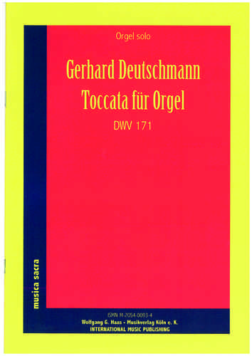 Deutschmann, Gerhard *1933 Toccata für Orgel DWV 171