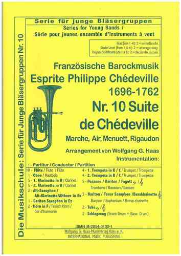 YOUNG BAND Nr.10, Chédeville, Esprit Philippe; Suite de Chedeville