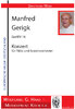 Gerigk, Manfred OP, Concierto para flauta y orquesta de cuerdas GerWV 16, PARTITUR