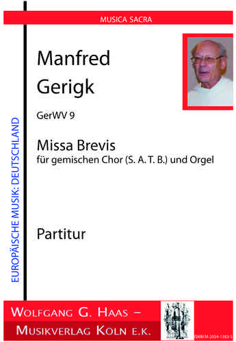 Gerigk,Manfred OP, Missa Brevis, GerWV 9 PARTITUR