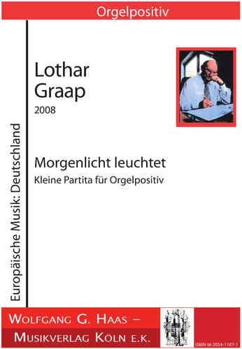 Graap, Lothar *1933;  "Morgenlicht leuchtet" (Morning Has Broken) (Kleine Partita) GWV 606/2