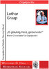 Graap,Lothar; O gläubig Herz, gebenedei (Kleine Partita),  GWV 606/1 (2008