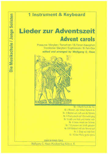 Haas,Wolfgang G.; Lieder zur Adventszeit  Posaune und Piano