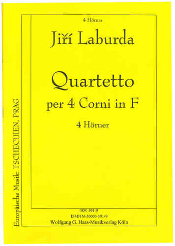Laburda, Jiří; Quartetto para 4 Trompas in F