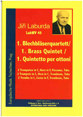 Laburda, Jirí *1931 Brassquintet No.1, LabWV 45