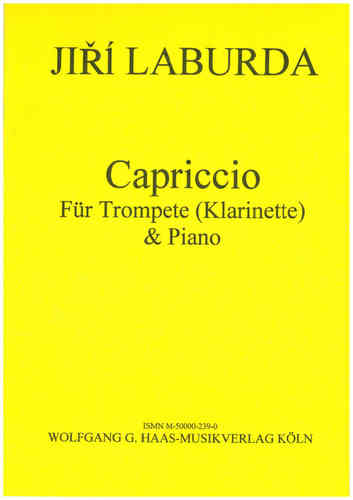 Laburda, Jiří * 1939 Capriccio para trompeta y piano LabWV 49