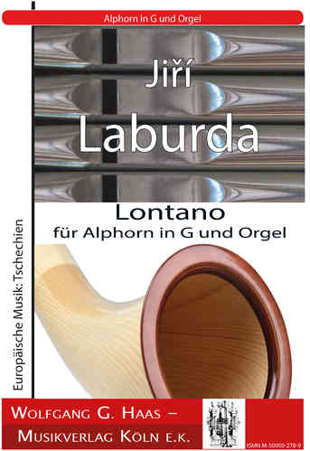 Laburda, Jirí; Lontano: LabWV 162 Trompa de los Alpes en Sol y Órgano (trompa en Fa (trompeta en Do)