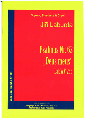 Laburda,Jirí *1931; Psalmus Nr.62. „Deus meus,LabWV 255 Sopran, Trompete, Orgel