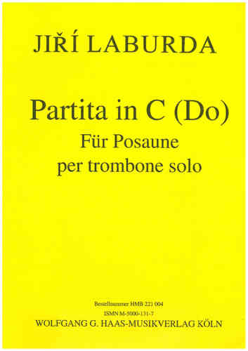 Laburda, Jiri *1931; Partita in C for Trombone Solo