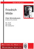 Milde, Friedrich 1918-2016; 3 Miniaturen für Horn und Klavier