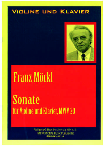 Möckl,Franz 1925-2014 Sonate für Violine und Klavier, MWV 20