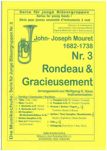 YOUNG BAND Nr. 3, Mouret,John-Joseph 1682-1738, aus Suites de Symphonies; Rondeau und Gracieusement