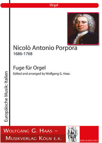 Porpora, Nicolò Antonio 1686-1768; Fugue pour orgue