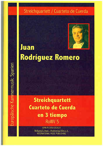Rodriguez Romero Juan *1947 Cuarteto de cuerda, RodWV5 Streichquartett