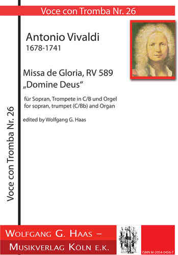 Vivaldi,Antonio;Domine Deus,  Missa de gloria, RV 589 ; Soprano, Trumpet & B.c.