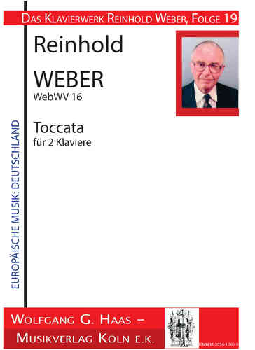 Weber, Reinhold 1927-2013 Toccata für 2 Klaviere, WebWV 16