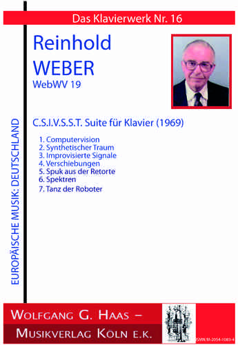 Weber, Reinhold 1927-2013 C.S.I.V.S.S.T.Suite, WebWV19