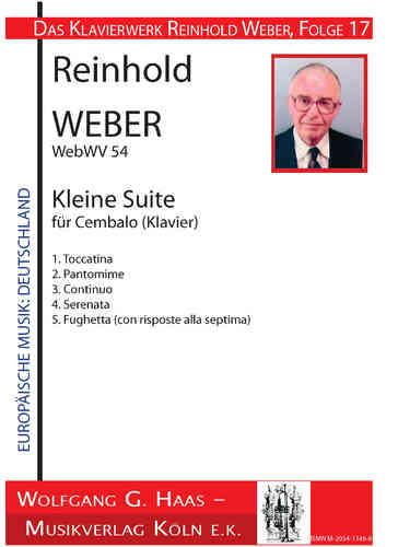 Weber, Reinhold 1927-2013 Kleine Suite für Cembalo (Klavier) WebWV54