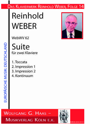 Weber, Reinhold 1927-2013 Suite für 2 Klaviere,WebWV62