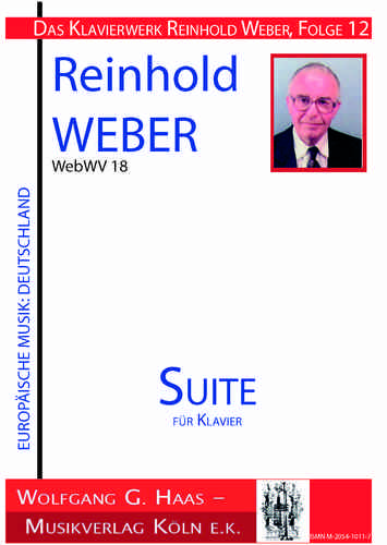 Weber, Reinhold 1927-2013 Suite für Klavier (1968) WebWV 18