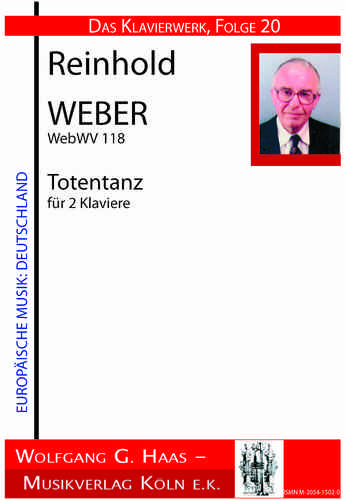 Weber, Reinhold 1927-2013 Totentanz 2 Klaviere WebWV118