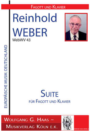 Weber, Reinhold; Suite para Bassoon & Piano WebWV 43