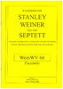 Weiner, Stanley 1925-1991; Septett; WeinWV66 SCORE (Facsimile)