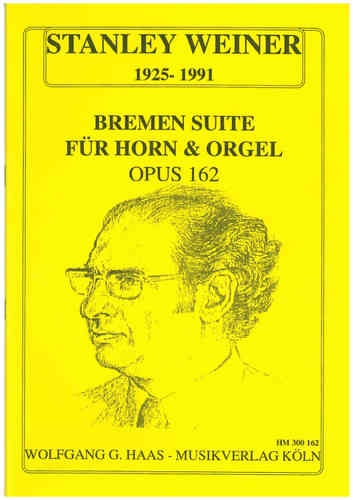 Weiner, Stanley; Suite de Bremen; WeinWV162 para trompa en Fa y órgano
