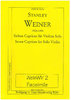 Weiner, Stanley 1925-1992; Seven Caprices for Violin WeinWV2
