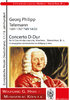 Telemann, Georg Philipp -Concerto D-Dur TWV 54:D2 für 3 Corni da caccia in D, Violine Solo, Streiche