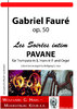 Fauré,Gabriel; Pavane für Trompete in B,Horn in F und Orgel op.50
