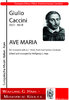 Caccini,Giulio 1551 -1618 AVE MARIA für Trompete, Streichorchester, Cembalo (Orgel)