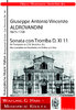 Aldrovandini, Giuseppe 1671-1707;Sonata con Tromba D.XI11 Tromba, archi, bc D. XI 11