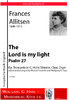 Allitsen, France 1848-1912 The Lord is my light Trompete, Solo, Chor; Orgel; CHORPPARTITUR
